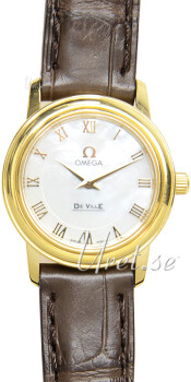 Omega De Ville Prestige Yellow Gold MOP Dial