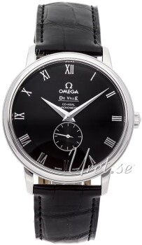 Omega De Ville Small Seconds Black Dial Leather