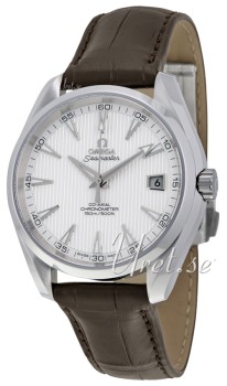 Omega Seamaster Aqua Terra Silver Dial Leather