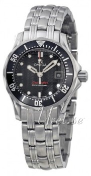 Omega Seamaster Diver Ladies Steel Black Dial