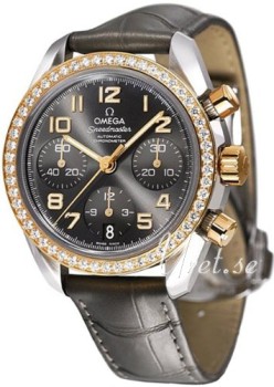 Omega Speedmaster Ladies Grey Dial Leather Diamond Omega Speedmaster Ladies Grey Dial Leather Diamond