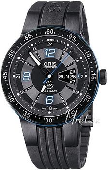 Oris Motor Sport WilliamsF1 Black Dial Rubber Strap