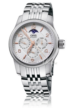 Oris Aviation Big Crown Complication Steel Silver Dial Oris Aviation Big Crown Complication Steel Silver Dial