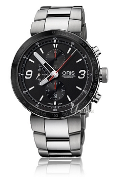 Oris Motor Sport TT1 Chronograph Svart/Stål Ø45 mm Oris Motor Sport TT1 Chronograph Svart/Stål Ø45 mm