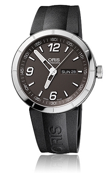 Oris Motor Sport TT1 Day Date Grå/Gummi Ø43 mm Oris Motor Sport TT1 Day Date Grå/Gummi Ø43 mm