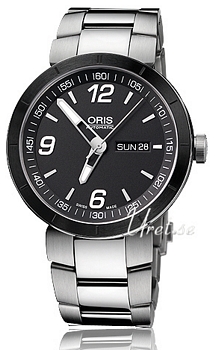 Oris Motor Sport TT1 Day Date Svart/Stål Ø43 mm Oris Motor Sport TT1 Day Date Svart/Stål Ø43 mm