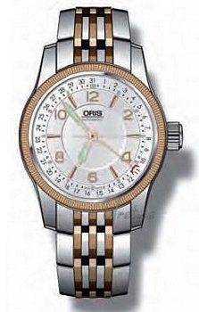 Oris Aviation Big Crown Pointer Date Two Tone Steel/Gold Silver Oris Aviation Big Crown Pointer Date Two Tone Steel/Gold Silver