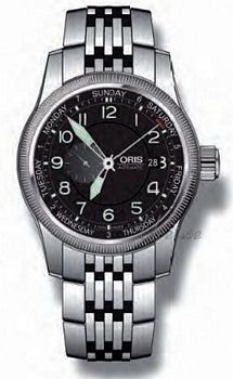 Oris Aviation Big Crown Small Second Steel Black Dial Oris Aviation Big Crown Small Second Steel Black Dial