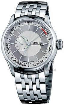 Oris Culture Artelier Small Second Pointer Day Steel Silver Dial