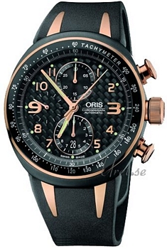 Oris Motor sport TT3 Chronograph Rose Gold/Titanium Carbon, Bl Oris Motor sport TT3 Chronograph Rose Gold/Titanium Carbon, Bl