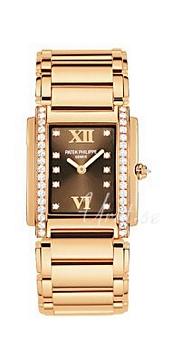 Patek Philippe Twenty-4 Brown Dial Rose Gold Bracelet