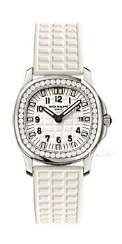 Patek Philippe Aquanaut White Dial Rubber Strap