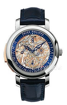 Patek Philippe Grand Complications Transparent Dial Croco Strap
