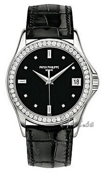 Patek Philippe Calatrava Black Dial White Gold Patek Philippe Calatrava Black Dial White Gold