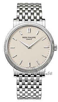 Patek Philippe Calatrava Silver Dial White Gold