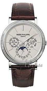 Patek Philippe Complicated Silver Dial White Gold
