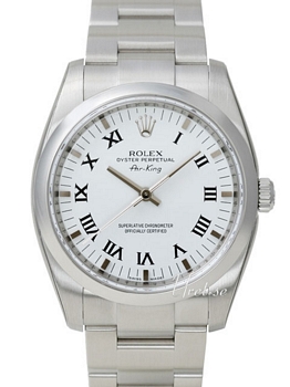 Rolex Air-King White Dial Oyster Bracelet