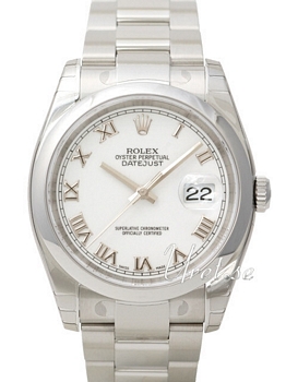 Rolex Datejust White Dial Oysterlock Bracelet Roman Rolex Datejust White Dial Oysterlock Bracelet Roman