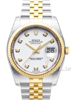 Rolex Datejust White Dial Yellow Gold / Steel Jubilee Bracelet D Rolex Datejust White Dial Yellow Gold / Steel Jubilee Bracelet D