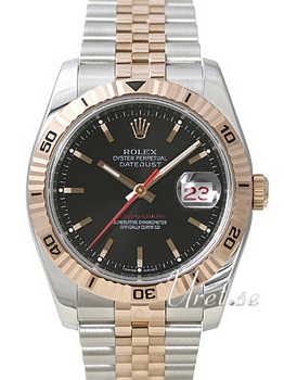 Rolex Datejust Turn-O-Graph Black Dial Jubilee Bracelet Rolex Datejust Turn-O-Graph Black Dial Jubilee Bracelet
