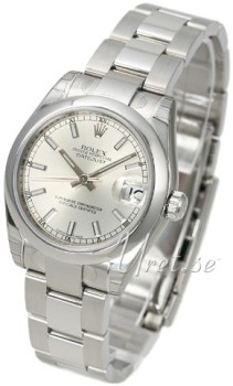 Rolex Datejust Silver Dial Midsize Oyster Bracelet Rolex Datejust Silver Dial Midsize Oyster Bracelet