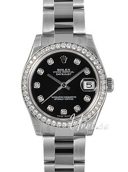 Rolex Datejust Midsize Black Dial Bracelet