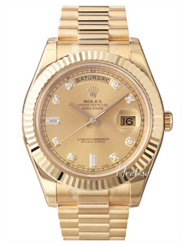 Rolex Day-Date II Yellow Gold Champagne Dial
