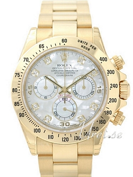 Rolex Daytona MOP Dial Yellow Gold Diamond Oysterlock Bracelet Rolex Daytona MOP Dial Yellow Gold Diamond Oysterlock Bracelet