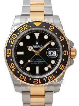 Rolex GMT-Master II Black Dial Yellow Gold/Steel Oysterlock Rolex GMT-Master II Black Dial Yellow Gold/Steel Oysterlock