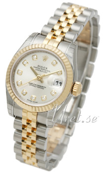 Rolex Lady Datejust Silver Diamond Dial Jubilee Bracelet