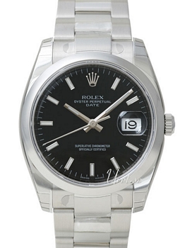 Rolex Perpetual Date Black Dial Oyster Bracelet Rolex Perpetual Date Black Dial Oyster Bracelet