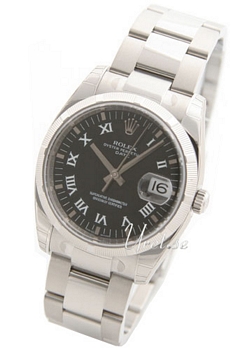 Rolex Perpetual Date Black Dial Oyster Bracelet Rolex Perpetual Date Black Dial Oyster Bracelet