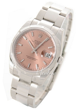 Rolex Perpetual Date Pink Dial Oyster Bracelet