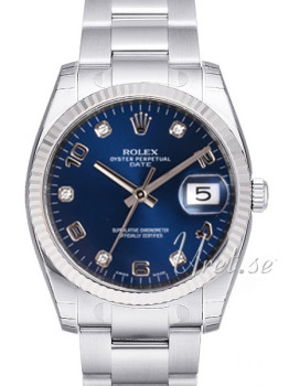Rolex Perpetual Date Silver Dial Diamond Oyster Bracelet Rolex Perpetual Date Silver Dial Diamond Oyster Bracelet