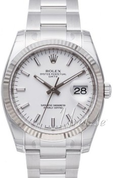 Rolex Perpetual Date White Dial Oyster Bracelet Rolex Perpetual Date White Dial Oyster Bracelet