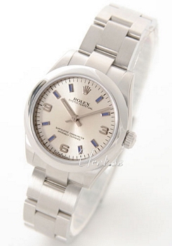 Rolex Perpetual Silver Dial Oyster Bracelet Midsize Rolex Perpetual Silver Dial Oyster Bracelet Midsize