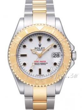 Rolex Yacht-Master White Dial Steel Gold Oysterlock Bracelet