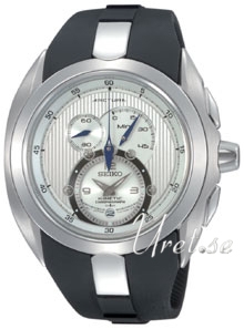 Seiko Arctura Silver Dial Rubber Strap