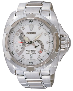 Seiko Velatura Silver Dial Power Reserve