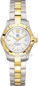 TAG Heuer Aquaracer White MOP Dial Two Tone Bracelet Ladies TAG Heuer Aquaracer White MOP Dial Two Tone Bracelet Ladies