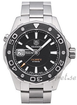 TAG Heuer Aquaracer Calibre 5 500 Meter Black Dial Steel
