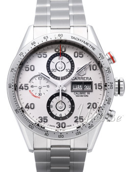 TAG Heuer Carrera Day Date Silver Dial Bracelet TAG Heuer Carrera Day Date Silver Dial Bracelet