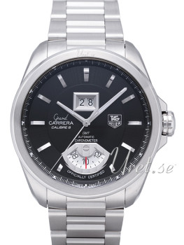 TAG Heuer Grand Carrera Black Dial Bracelet GMT