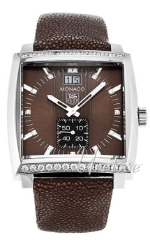 TAG Heuer Monaco Brown Dial Diamonds