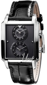 Emporio Armani Classic Grå/Läder 36x36 mm Emporio Armani Classic Grå/Läder 36x36 mm