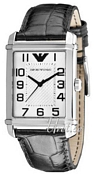 Emporio Armani Classic Silver/Läder 36.5x30.5 mm Emporio Armani Classic Silver/Läder 36.5x30.5 mm