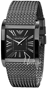 Emporio Armani Classic Svart/Stål 30x31 mm Emporio Armani Classic Svart/Stål 30x31 mm