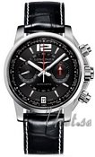 Longines Admiral Chronograph Black Dial Croco Strap