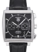 TAG Heuer Monaco Calibre 12 Black Dial Leather TAG Heuer Monaco Calibre 12 Black Dial Leather