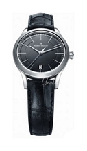Maurice Lacroix Les Classiques Ladies Date Svart/Läder Ø33 mm Maurice Lacroix Les Classiques Ladies Date Svart/Läder Ø33 mm